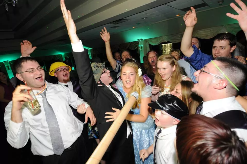 Wedding Party getting rowdy